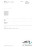 Datenblatt zu Gira 367600, EAN: 4010337039556