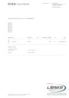 Datasheet for Gira 478913, EAN: 4010337092742