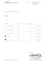 Datasheet for Gira 363827, EAN: 4010337042464