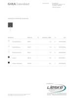 Datasheet for Gira 363828, EAN: 4010337042471