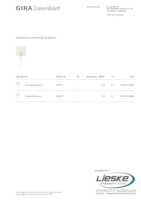 Datasheet for Gira 363901, EAN: 4010337125877