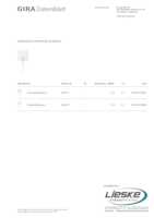 Datasheet for Gira 363903, EAN: 4010337125884