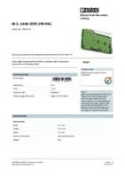 Datasheet for Phoenix Contact 2863119, EAN: 4017918939229