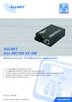 Datasheet for Allnet ALL-MC106-SC-SM, EAN: 4038816105639