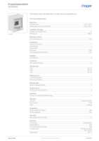 Datasheet for Hager VE106SN, EAN: 3250616450424