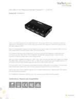 Datasheet for Startech.com ST53004U1C, EAN: 0065030861700