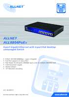 Datasheet for Allnet ALL8804PoE, EAN: 4038816979773