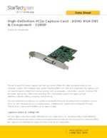 Datasheet for Startech.com PEXHDCAP2, EAN: 0065030862387