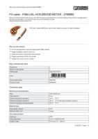 Datenblatt zu Phoenix Contact 2799885, EAN: 4017918074159