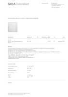 Datenblatt zu Gira 5331100, EAN: 4010337116516