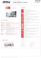 Datasheet for MSI 7E77-003R, EAN: 4711377340960