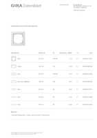 Datasheet for Gira 021129, EAN: 4010337211297