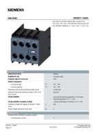 Datasheet for Siemens 3RH29111GA04, EAN: 4011209829268