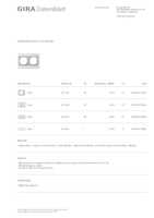 Datenblatt zu Gira 021266, EAN: 4010337212669