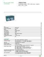 Datasheet for Schneider Electric XPEM3100D, EAN: 3389110094589