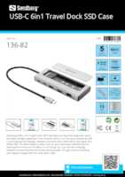Datasheet for Sandberg 136-82, EAN: 5705730136825