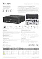 Datasheet for Shuttle XH810, EAN: 0887993008110