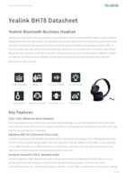 Datasheet for Yealink 1208731, EAN: 6938818324909