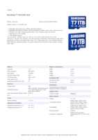 Datasheet for Samsung MB-MB1T0T/WW, EAN: 8806097722328