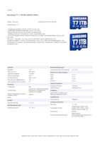 Datenblatt zu Samsung MB-MB1T0T/WW, EAN: 8806097722328