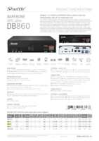 Datasheet for Shuttle DB860, EAN: 0887993008196