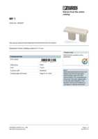 Datasheet for Phoenix Contact 2833631, EAN: 4017918933715