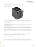 Datasheet for Startech.com USB2PACBK, EAN: 0065030859677