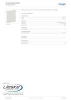 Datasheet for Hager BR12029016, EAN: 4012740031165