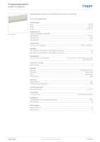 Datasheet for Hager BR651701B9016, EAN: 4012740031189