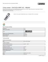 Datasheet for Phoenix Contact 1663255, EAN: 4017918123062