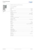 Datasheet for Hager ZAL175, EAN: 3250611070641