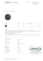 Datenblatt zu Gira 545300, EAN: 4010337774310