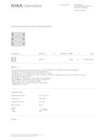 Datenblatt zu Gira 533300, EAN: 4010337116530