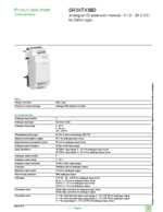 Datasheet for Schneider Electric SR3XT43BD, EAN: 3389119203968