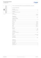 Datenblatt zu Hager R30269016, EAN: 4012740020060