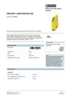 Datasheet for Phoenix Contact 2986960, EAN: 4046356520911