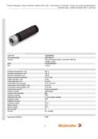 Datasheet for Weidmüller 1803860000, EAN: 4032248259847