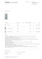 Datenblatt zu Gira 126865, EAN: 4010337003885