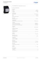 Datasheet for Hager RTD220X, EAN: 4250110000117