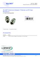Datasheet for Allnet ANT-ADP-FM-NF, EAN: 4038816008039