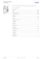 Datasheet for Hager UE42B8N, EAN: 3250616151390