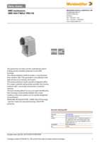 Datasheet for Weidmüller 1652480000, EAN: 4008190402556