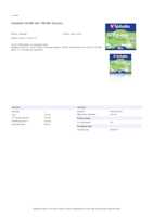 Datasheet for Verbatim 43192