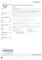 Datasheet for Kensington K65020EU, EAN: 5028252506366