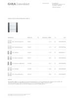 Datasheet for Gira 213328, EAN: 4010337081371