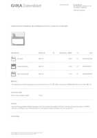 Datenblatt zu Gira 069766, EAN: 4010337697664