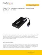 Datasheet for Startech.com USB32DP4K, EAN: 0065030858380