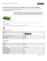 Datenblatt zu Phoenix Contact 1809543, EAN: 4017918047689