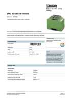 Datasheet for Phoenix Contact 2954882, EAN: 4017918085162