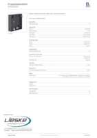 Datasheet for Berker 911522555, EAN: 4011334239628